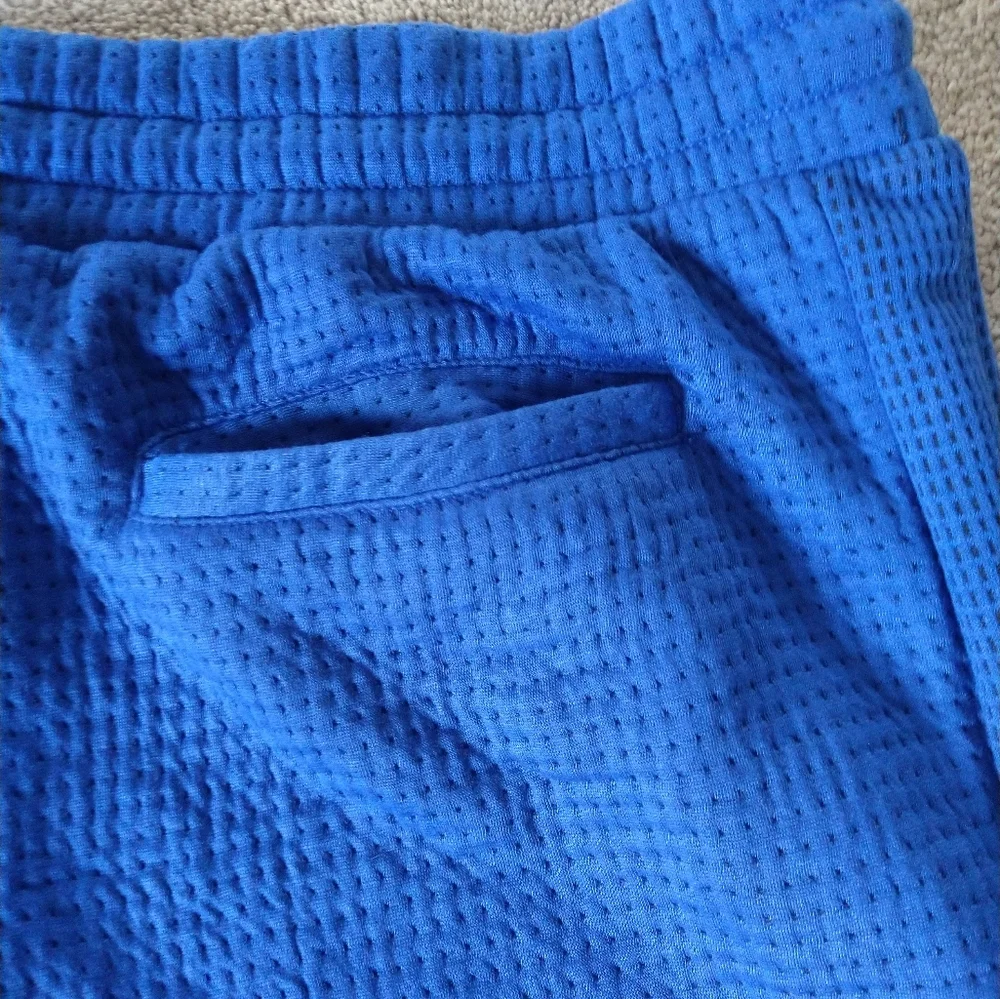 De Baggio Men's Jersey Sweatpants‎ Waffle Blue Pants Size 2XL